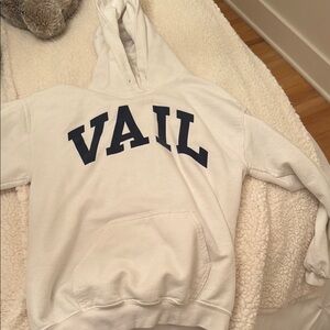 Vail White Hoodie